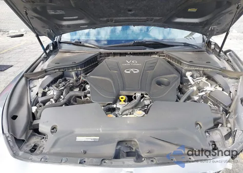 2019 Infiniti Q50 3.0T Red Sport 400 z USA, uszkodzony, nr VIN JN1FV7AP2KM760588